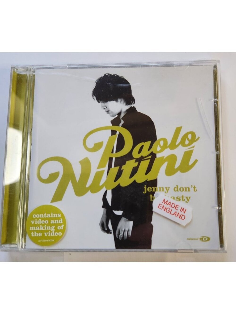 Paolo Nutini "Jenny Dont Be Hasty" CD Single
